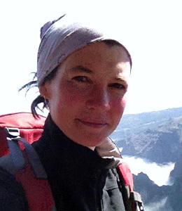 Tonya outside with head scarf