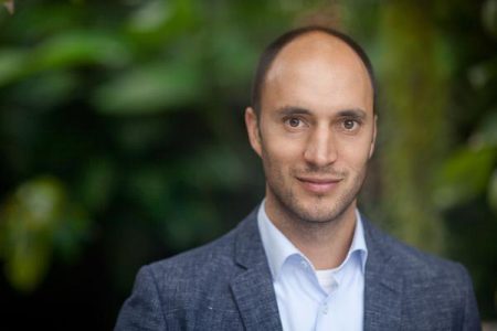 Portrait with grey jacket