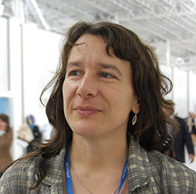 head and shoulders shot of Connie smiling